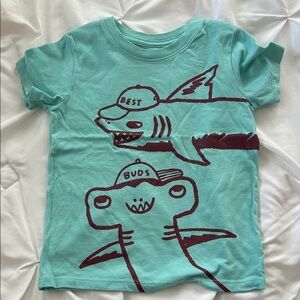 Cat & Jack Teal Short-Sleeve Shark & Hammerhead Graphic Tee